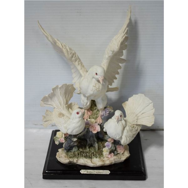 14 INCH TALL 3 DOVE STATUE BY RUBY COLLECTION