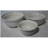Image 1 : 3 LARGE CERAMIC BOWLS - ESTATE