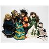 Image 1 : 5 POCELAIN COLLECTOR DOLLS