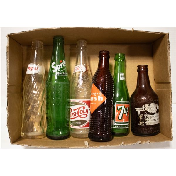 LOT OF OLD BOTTLES , UNCOMMON