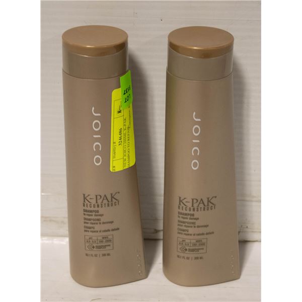 2 NEW JOICO 300ML K-PAK SHAMPOO TO REPAIR-