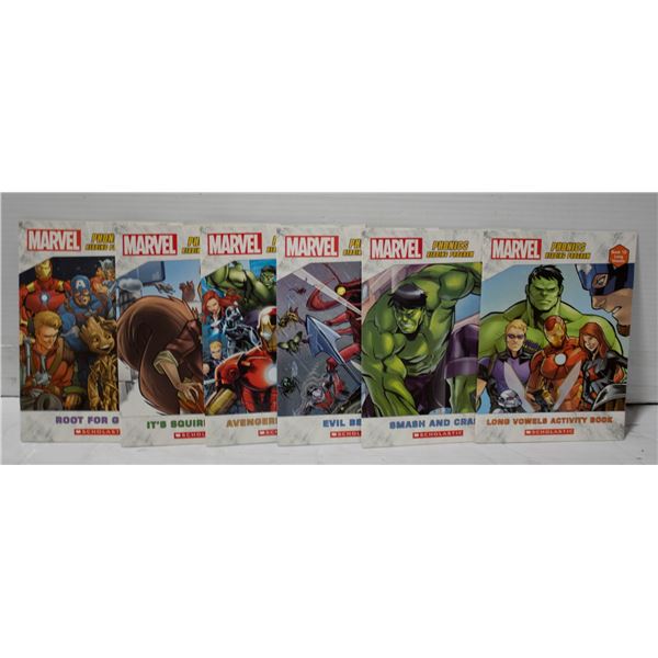 MARVEL PHONICS READING PROGRAM SET OF 6