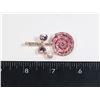 Image 1 : NEW CLEAR AND PINK RHINESTONE LOLLIPOP BROOCH