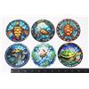 Image 1 : NEW 6PC SEA TURTLE THEME WOOD COASTER SET