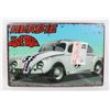 Image 1 : NEW HERBIE THE LOVE BUG THEME METAL WALL SIGN