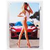 Image 1 : NEW MASERATI + MODEL 8" X 12" METAL WALL ART