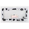 Image 1 : NEW COW PRINT LICENSE PLATE FRAME HAS BOLTS AND