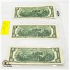 Image 1 : 3X$2 US BANK NOTES CONSECUTIVE SE #'S