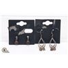 Image 1 : 2 PAIRS STERLING SILVER EARRINGS