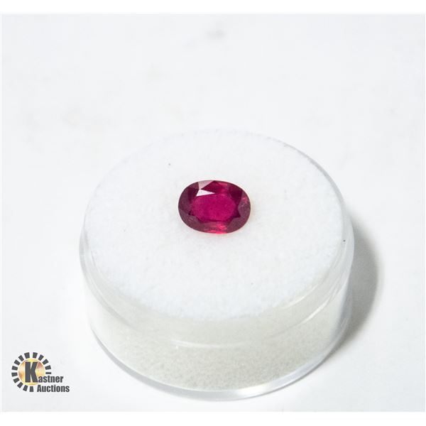 2.56CTS NATURAL RED RUBY LOOSE GEMSTONE COA $1024