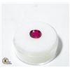 Image 1 : 2.56CTS NATURAL RED RUBY LOOSE GEMSTONE COA $1024