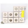 Image 2 : 10 UNC 1965 SILVER CANADIAN QUARTERS