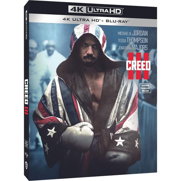 NEW 4K ULTRA HD + BLU-RAY, CREED III
