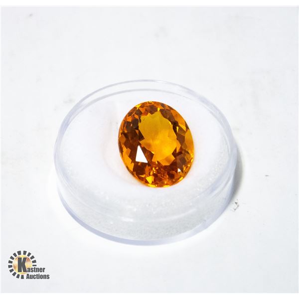 28.15CTS NATURAL CITRINE GEMSTONE COA RRV