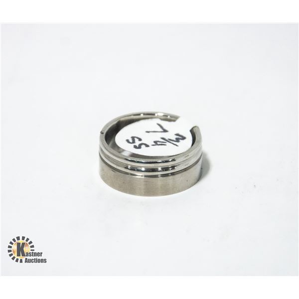 NEW STAINLESS STEEL RING SIZE 7.75