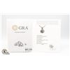 Image 2 : #557-1.00 CT GRA CERTIFIED ROUND BRILLIANT CUT
