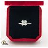 Image 1 : #562-HAND SET 1.00 CT GRA CERTIFIED PRINCESS CUT