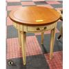 Image 1 : SMALL ROUND SIDE TABLE H-22.75 INCHES
