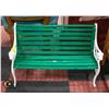 Image 1 : MINI DOLL SIZED WOOD & METAL BENCH