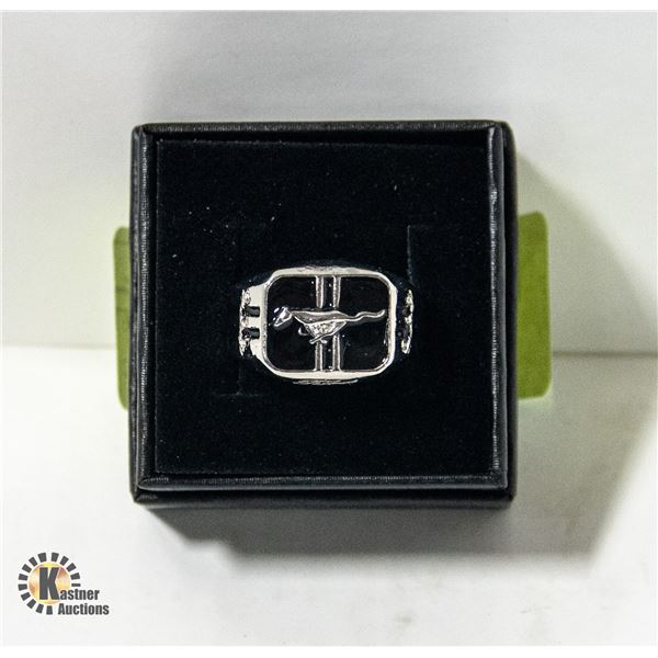NEW "FORD MUSTANG" RING SIZE 11