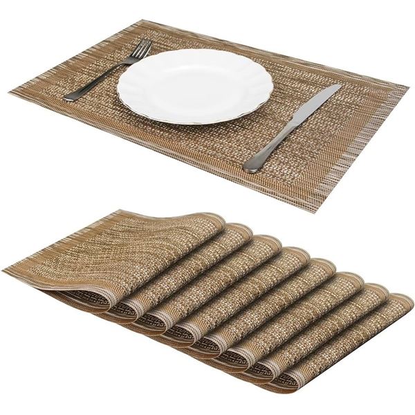 NEW SET OF 6 PLACEMATS FOR DINING TABLE 17.7"