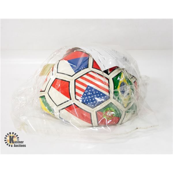 BRAND NEW FLAG SOCCER TRAINER WITH ELASTIC LEAD