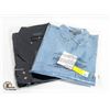 Image 1 : NEW MEN'S SHIRTS 1DENIM 1BLACK SIZE M
