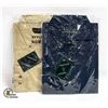 Image 1 : NEW MEN'S SHIRTS 1TAN 1NAVY SIZE L