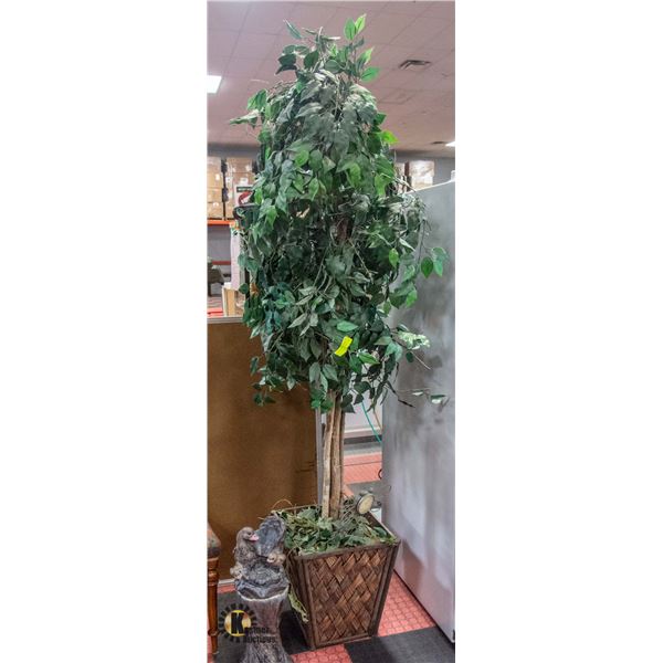 LARGE FAUX POTTED TREE