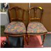 Image 1 : PAIR OF WOODEN CARVED ORNATE CHAIRS