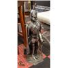 Image 1 : VINTAGE METAL KNIGHT FIRE PLACE SET