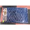 Image 1 : NEW DAISY JADE SET OF TWO BATH RUGS 50X80/50X40CM