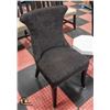 Image 2 : PAIR OF VELVET DESIGNER STYLE CHAIRS