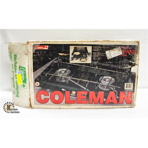 COLEMAN CAMPING STOVE & BOX
