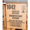 Image 1 : CASE OF GONZO CITRUS DISINFECTANT 6PK X 710ML