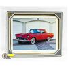 Image 1 : VINTAGE 1955 FORD THUNDERBIRD WALL HANGING 16.5" X