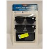 Image 1 : NEW SUNGLASS READERS 2 PACK WITH CASES +1.50