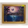 Image 1 : FRAMED DOLPHIN WALL HANGING