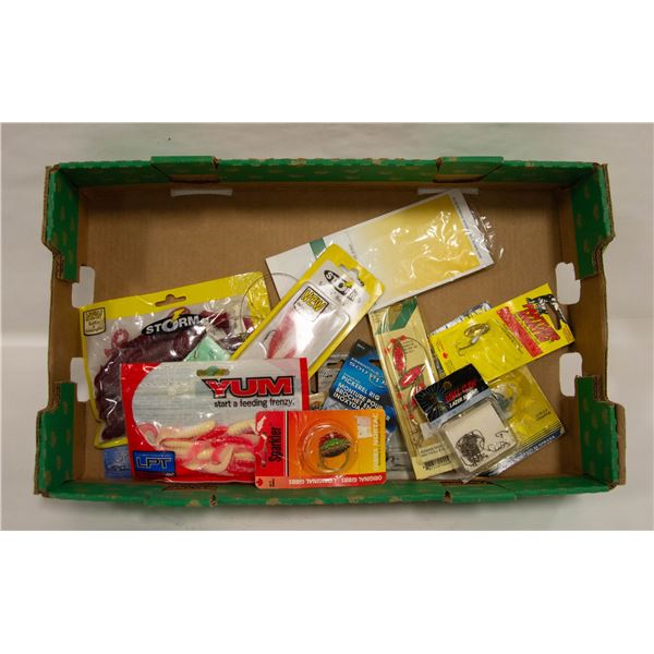 FLAT OF NEW FISHING LURES