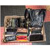 Image 1 : FLAT OF ASSORTED REPLICA WALLETS, BELTS & MORE