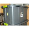 Image 1 : NEW STERILITE 114 LITRE LATCHING TUFF TOTE GREY