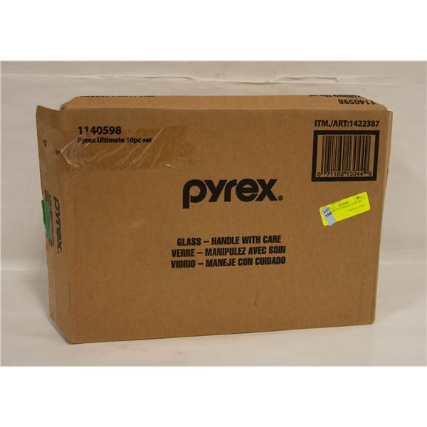 NEW PYREX ULTIMATE 10 PC SET