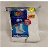 Image 1 : WHITE CREW SOCKS 12-16 SIZE 6-PACK FRUIT OF