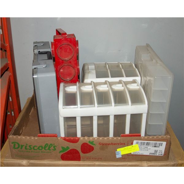 GARAGE PARTS CONTAINERS