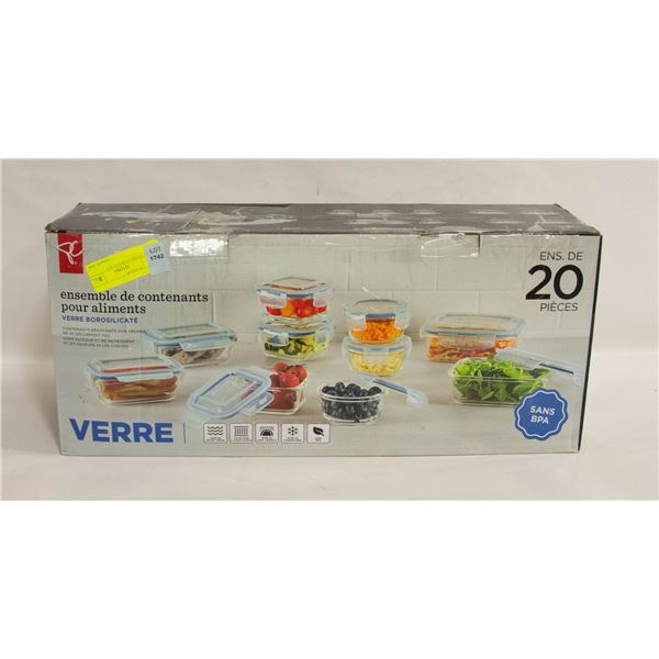 20PC FOOD STORAGE SET