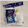 Image 1 : WHITE CREW SOCKS 6-12 SIZE 6-PACK FRUIT OF