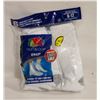 Image 1 : WHITE CREW SOCKS 6-12 SIZE 6-PACK FRUIT OF