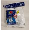 Image 1 : WHITE CREW SOCKS 6-12 SIZE 6-PACK FRUIT OF