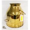 Image 1 : DELAVAL BRASS PLATED CREAM/MILK CAN