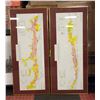 Image 1 : 2 FRAMED FRENCH WINE REGION MAPS